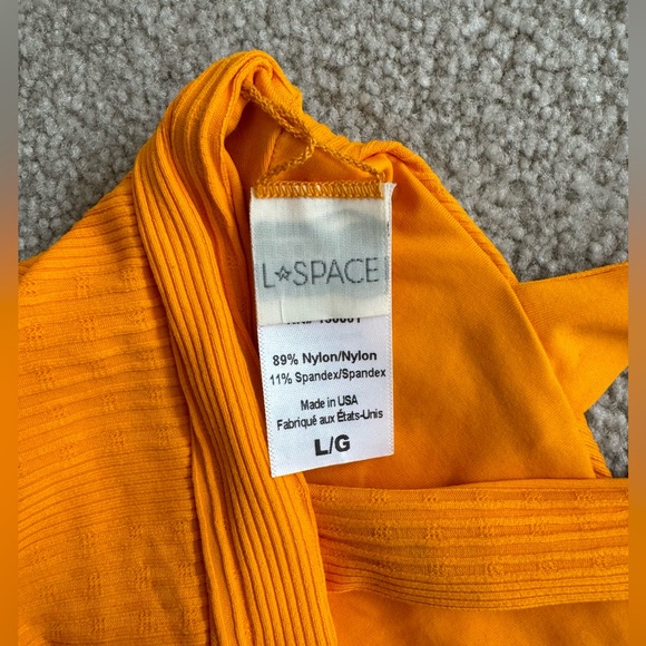 L*Space Lee Lee Bikini Top Orange - Picture 4 of 6